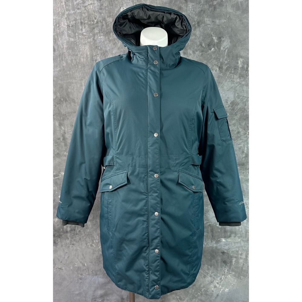 Eddie Bauer Women's Superior 3.0 Down Parka Winter Coat Teal Blue sz XXL (15713)